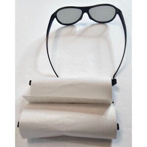 LG Cinema 3D Glasses Black Frame For 3D TVs & Movies Set of 3 Count Eyeglasses
